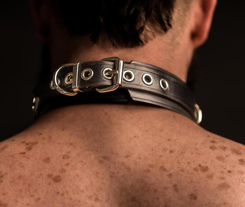 Bondage Collar 4 D Rings