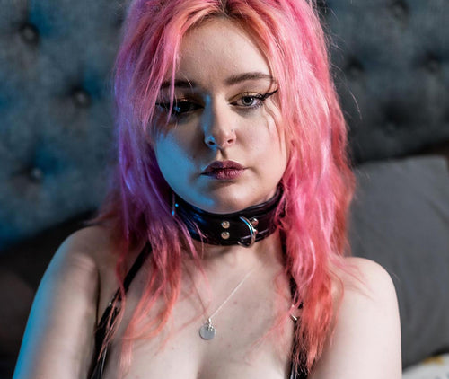 Bondage Collar 4 D Rings