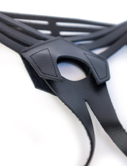 Vanity Strap-On Dildo Harness - Leather