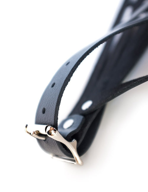 Vanity Strap-On Dildo Harness - Leather