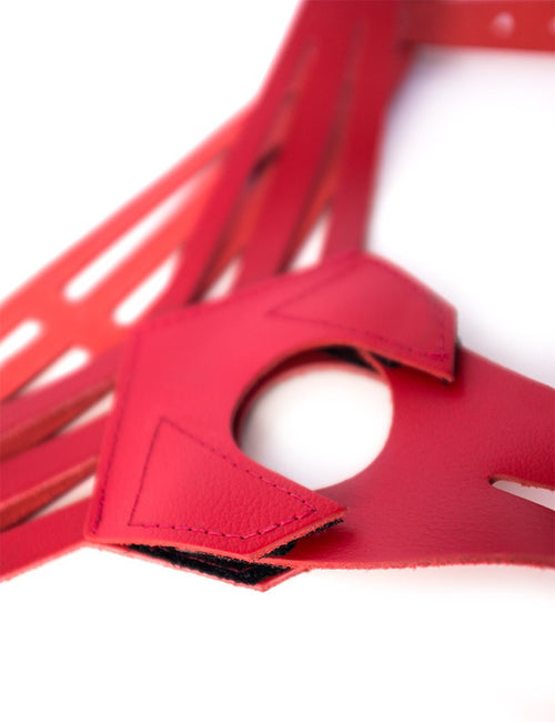 Vanity Strap-On Dildo Harness - Leather