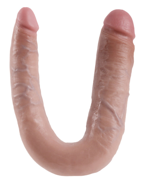 King Cock U-Shaped Large Double Trouble - Flesh